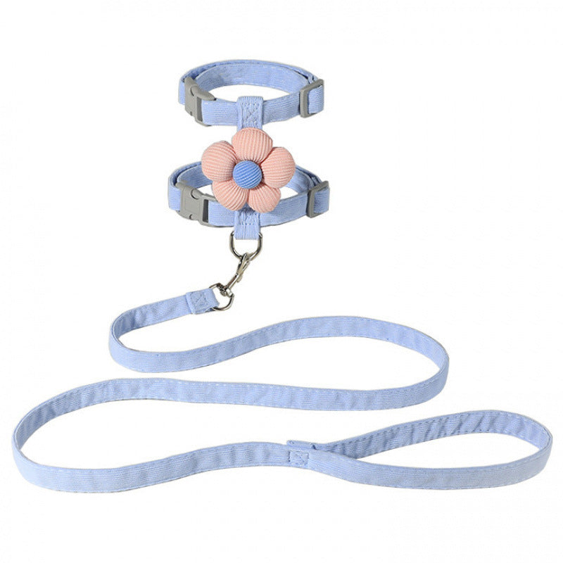 Adjustable Flower Cat Leash