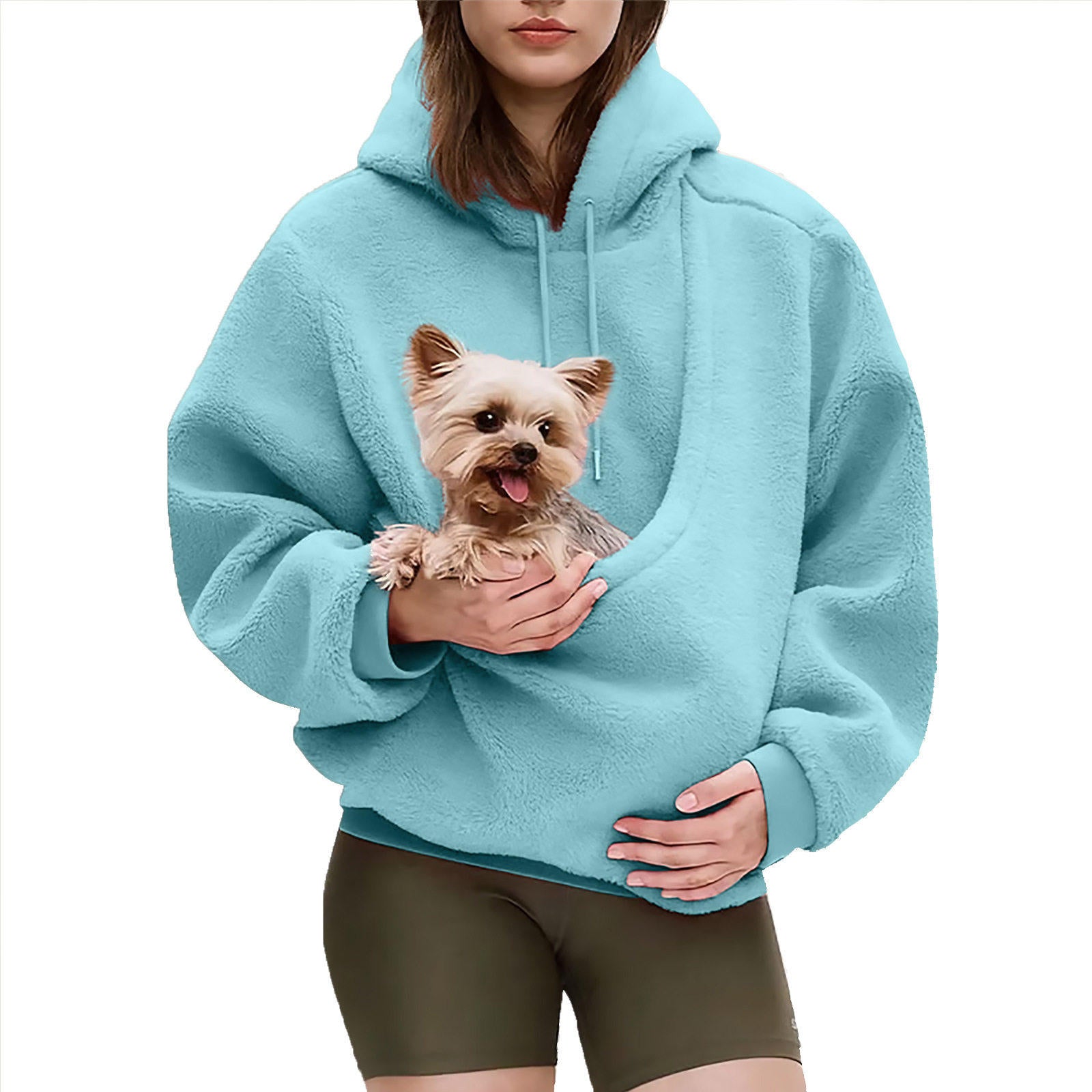 Plush Pet Carrier Sweatshirt