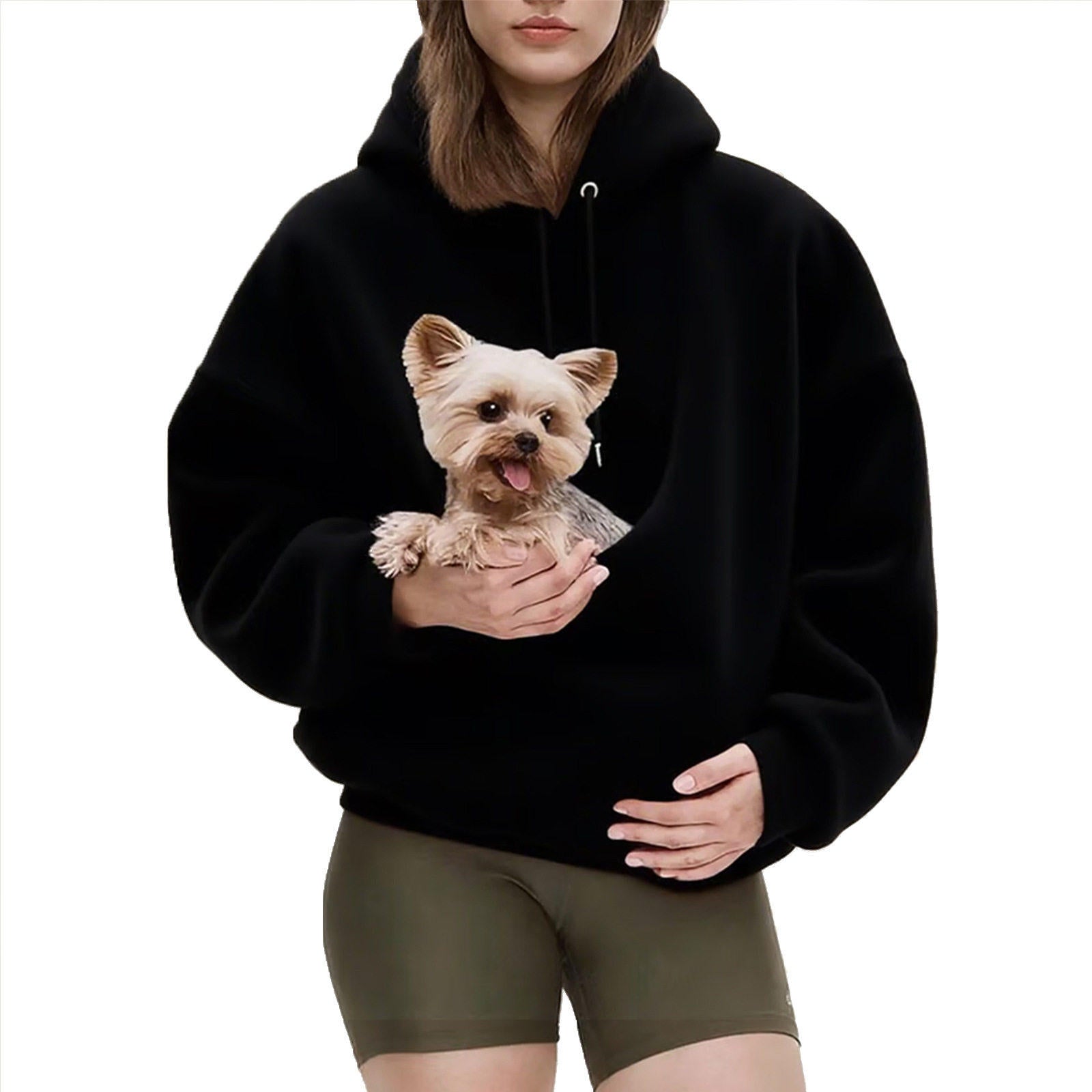 Plush Pet Carrier Sweatshirt
